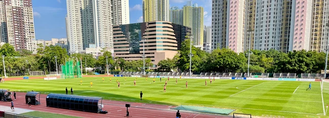 Kowloon City v North District before kick off